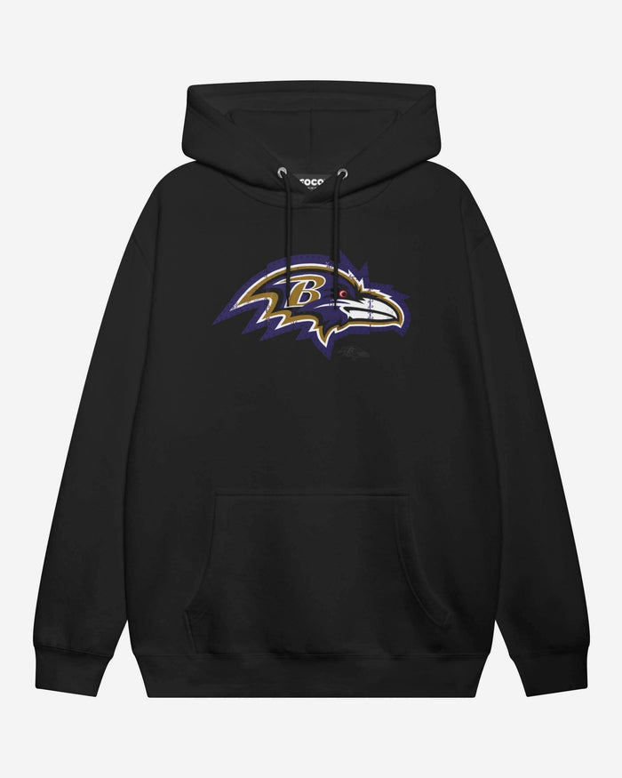 Baltimore Ravens Rivet Logo Hoodie FOCO S - FOCO.com