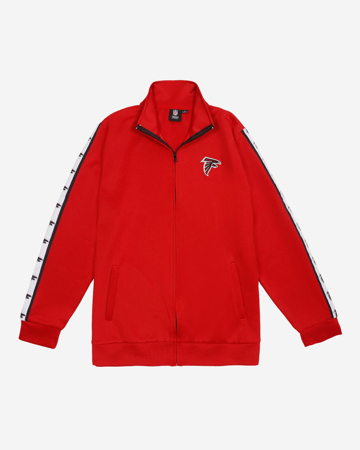 Atlanta Falcons Stripe Logo Track Jacket FOCO - FOCO.com