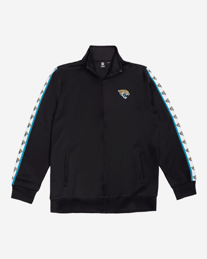 Jacksonville Jaguars Stripe Logo Track Jacket FOCO - FOCO.com