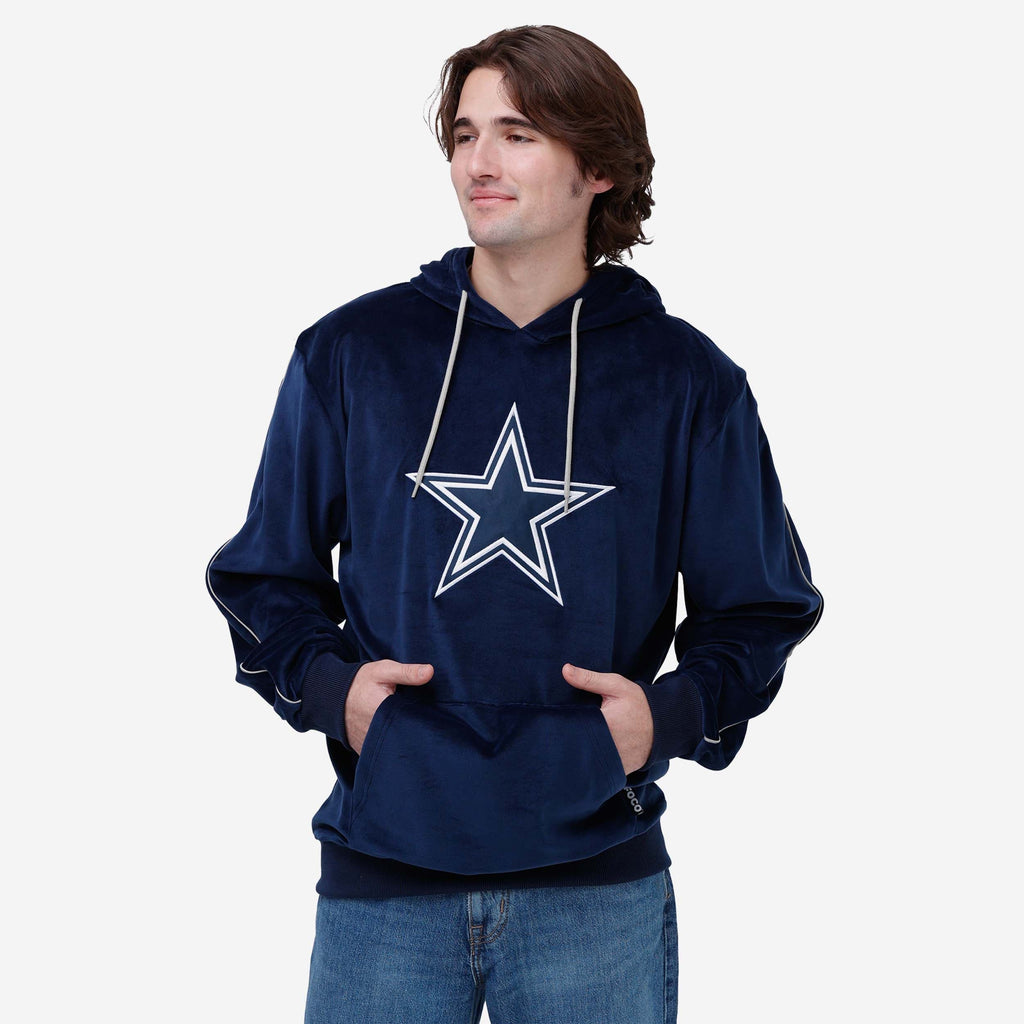 Dallas Cowboys Velour Hooded Sweatshirt FOCO S - FOCO.com