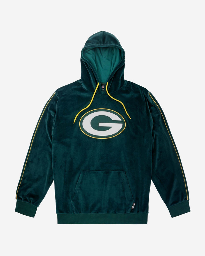 Green Bay Packers Velour Hooded Sweatshirt FOCO - FOCO.com