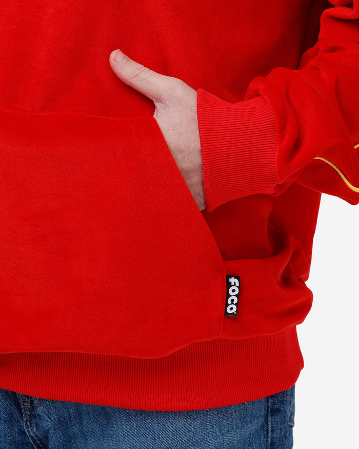Kansas City Chiefs Velour Hooded Sweatshirt FOCO - FOCO.com