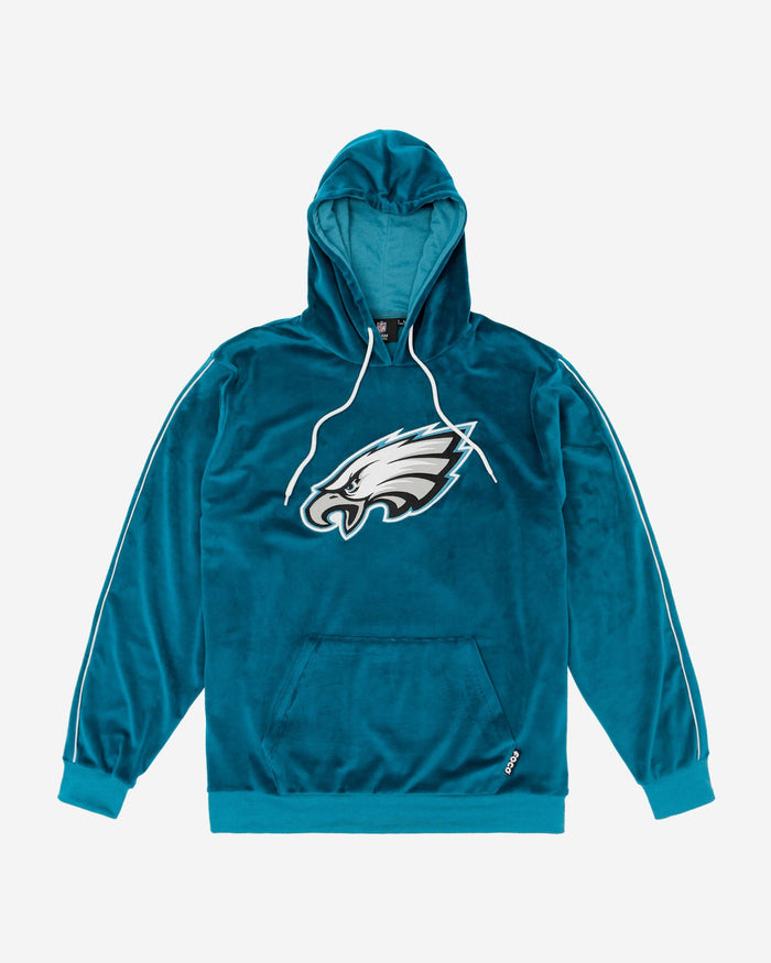 Philadelphia Eagles Velour Hooded Sweatshirt FOCO - FOCO.com