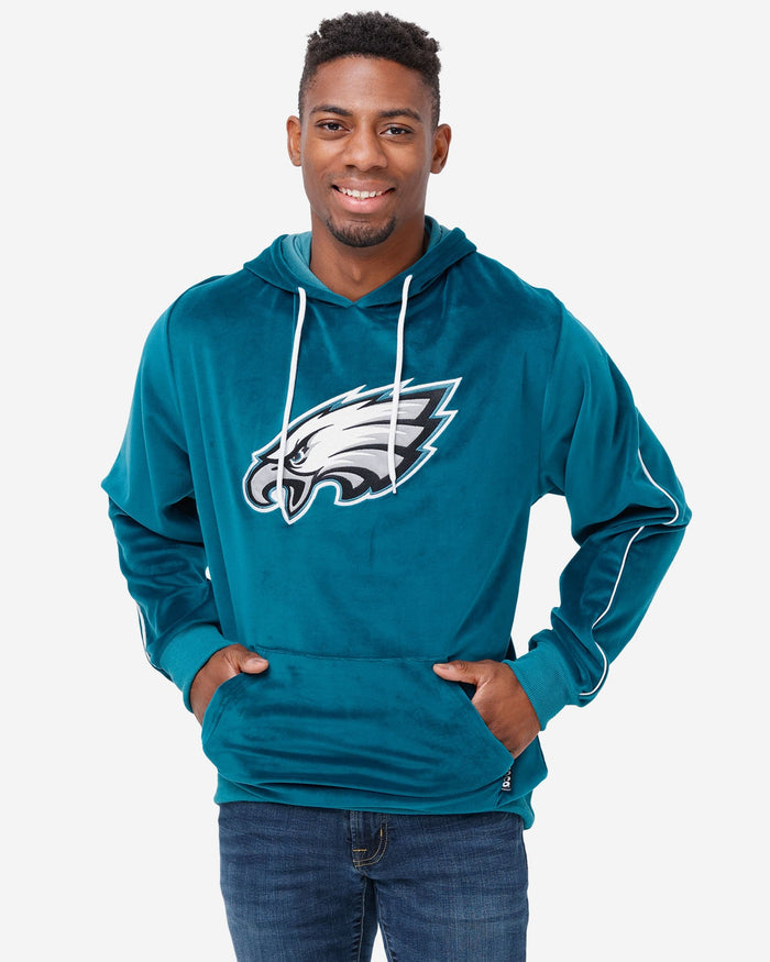 Philadelphia Eagles Velour Hooded Sweatshirt FOCO S - FOCO.com