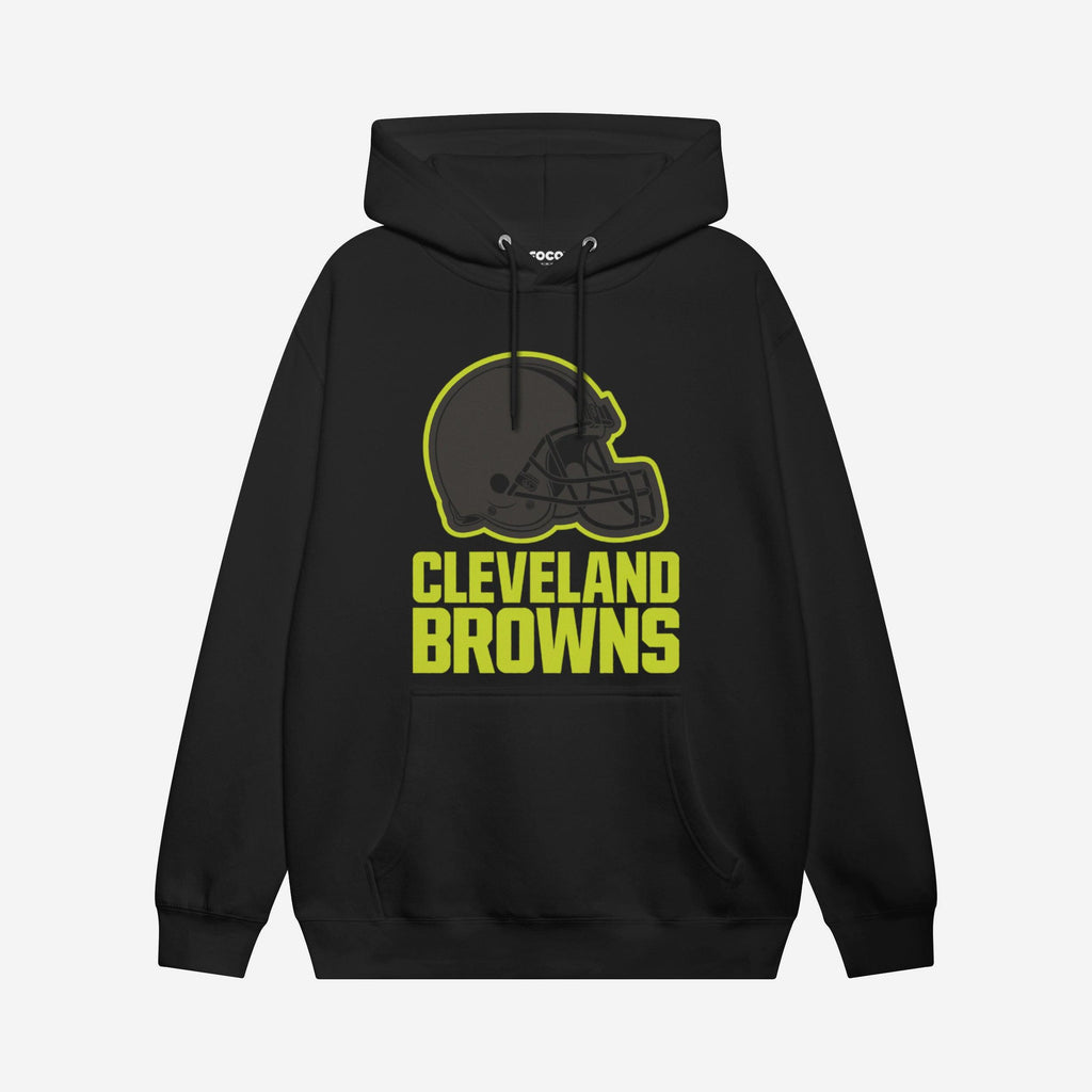 Cleveland Browns Highlight Reel Hoodie FOCO Black/Volt S - FOCO.com