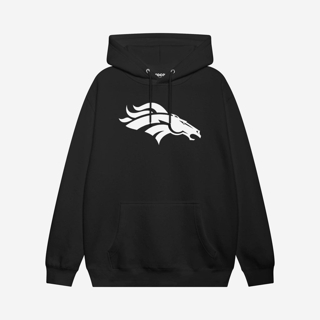 Denver Broncos White Logo Hoodie FOCO S - FOCO.com