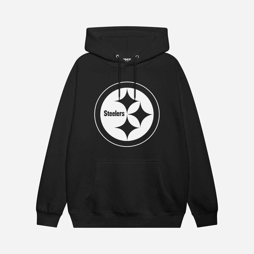 Pittsburgh Steelers White Logo Hoodie FOCO S - FOCO.com