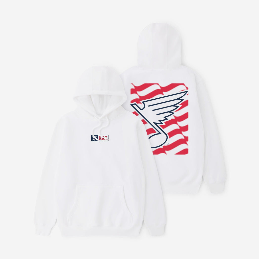 St Louis Blues American Heritage Hoodie FOCO S - FOCO.com