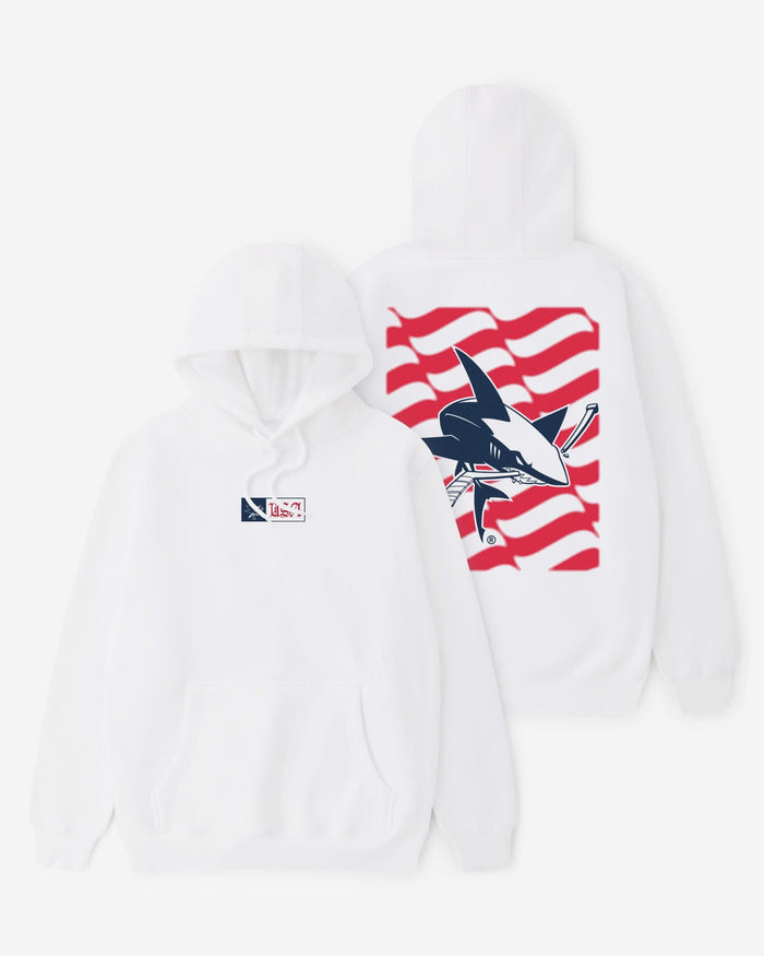 San Jose Sharks American Heritage Hoodie FOCO S - FOCO.com