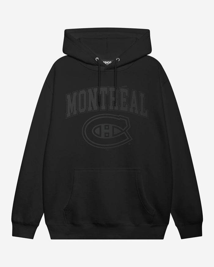 Montreal Canadiens Blackout Hoodie FOCO S - FOCO.com