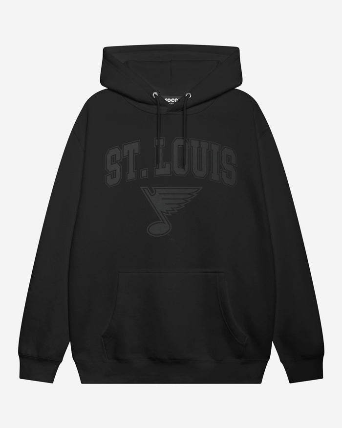 St Louis Blues Blackout Hoodie FOCO S - FOCO.com