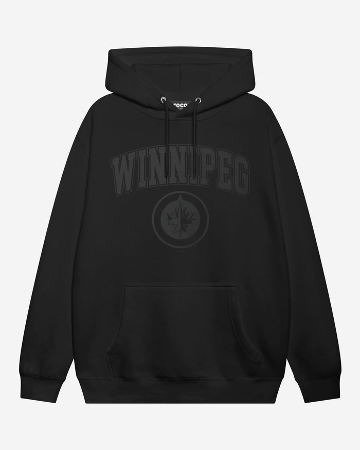 Winnipeg Jets Blackout Hoodie FOCO S - FOCO.com