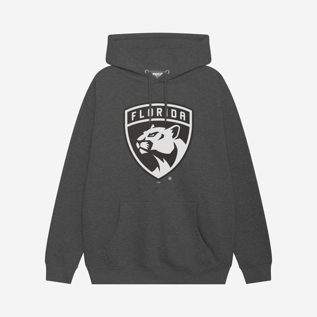 Florida Panthers Black & White Primary Logo Hoodie FOCO S - FOCO.com
