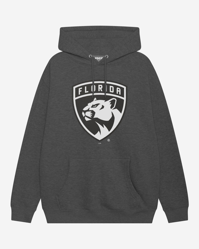 Florida Panthers Black & White Primary Logo Hoodie FOCO S - FOCO.com