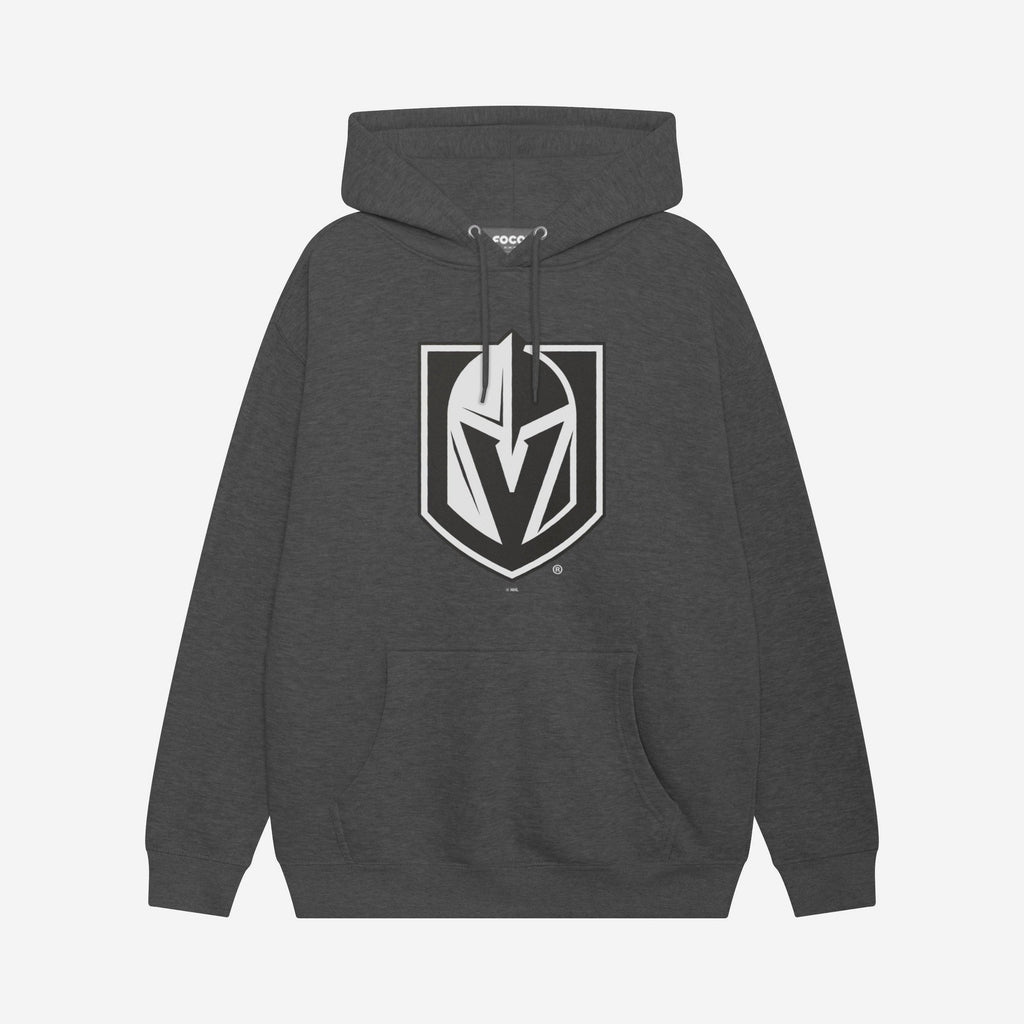 Vegas Golden Knights Black & White Primary Logo Hoodie FOCO S - FOCO.com