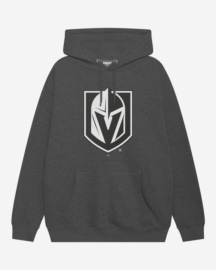 Vegas Golden Knights Black & White Primary Logo Hoodie FOCO S - FOCO.com