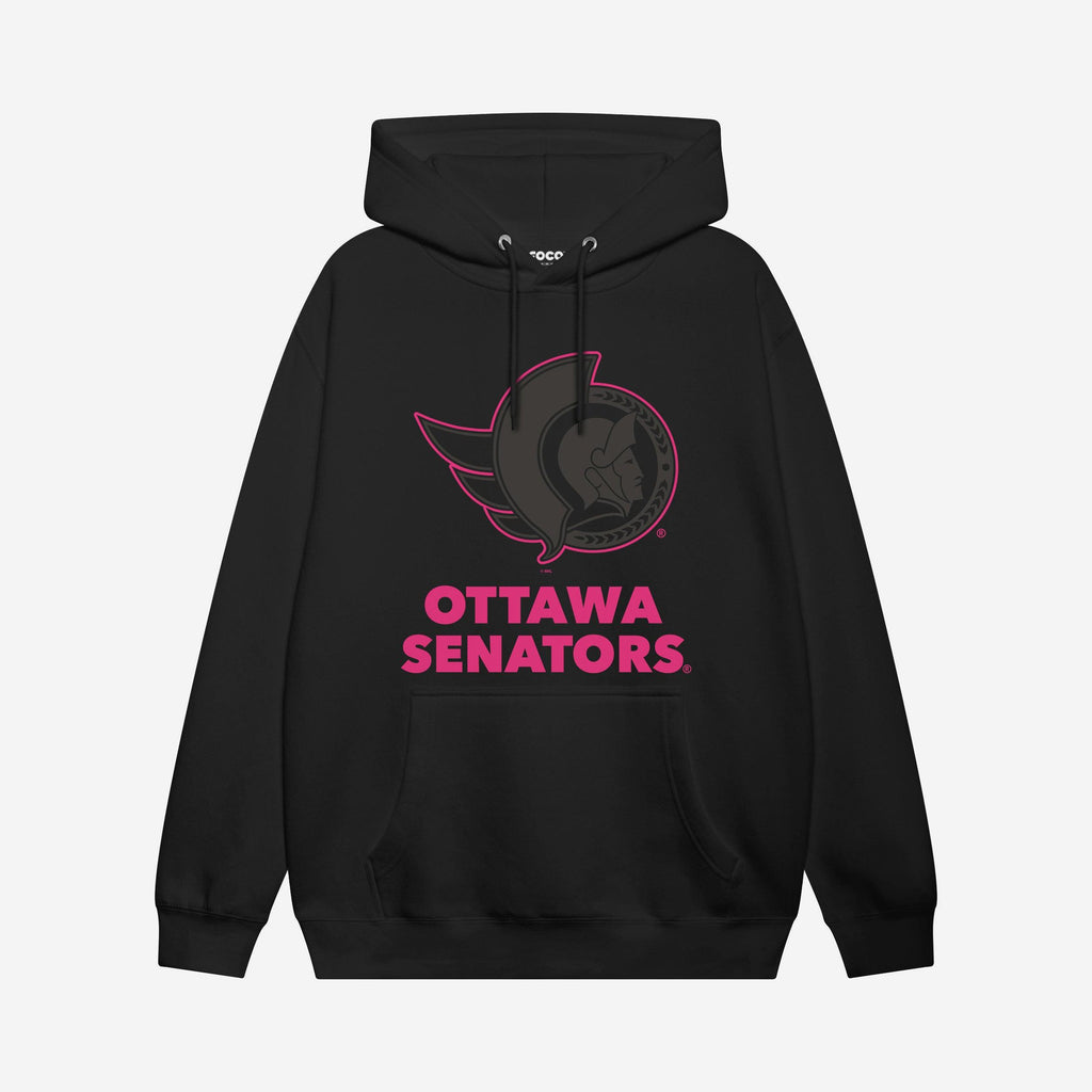 Ottawa Senators Highlight Reel Hoodie FOCO Black/Neon Pink S - FOCO.com