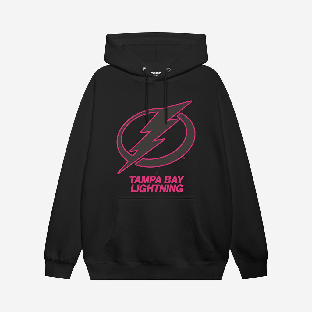 Tampa Bay Lightning Highlight Reel Hoodie FOCO Black/Neon Pink S - FOCO.com