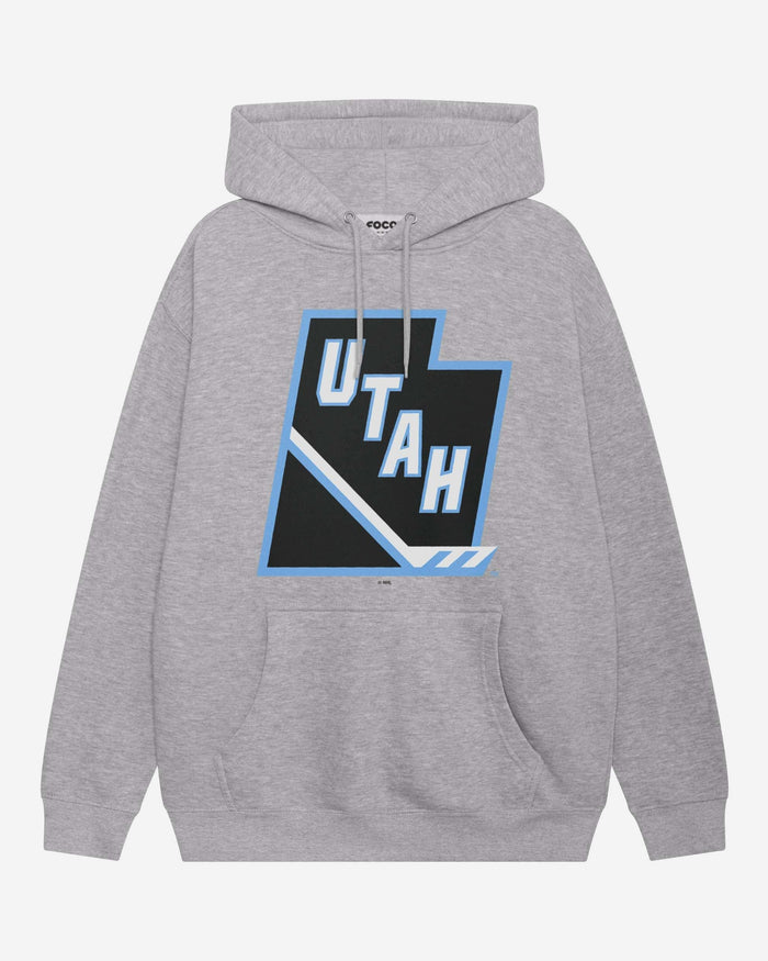 Utah Mammoth Tertiary Logo Hoodie FOCO Athletic Heather S - FOCO.com