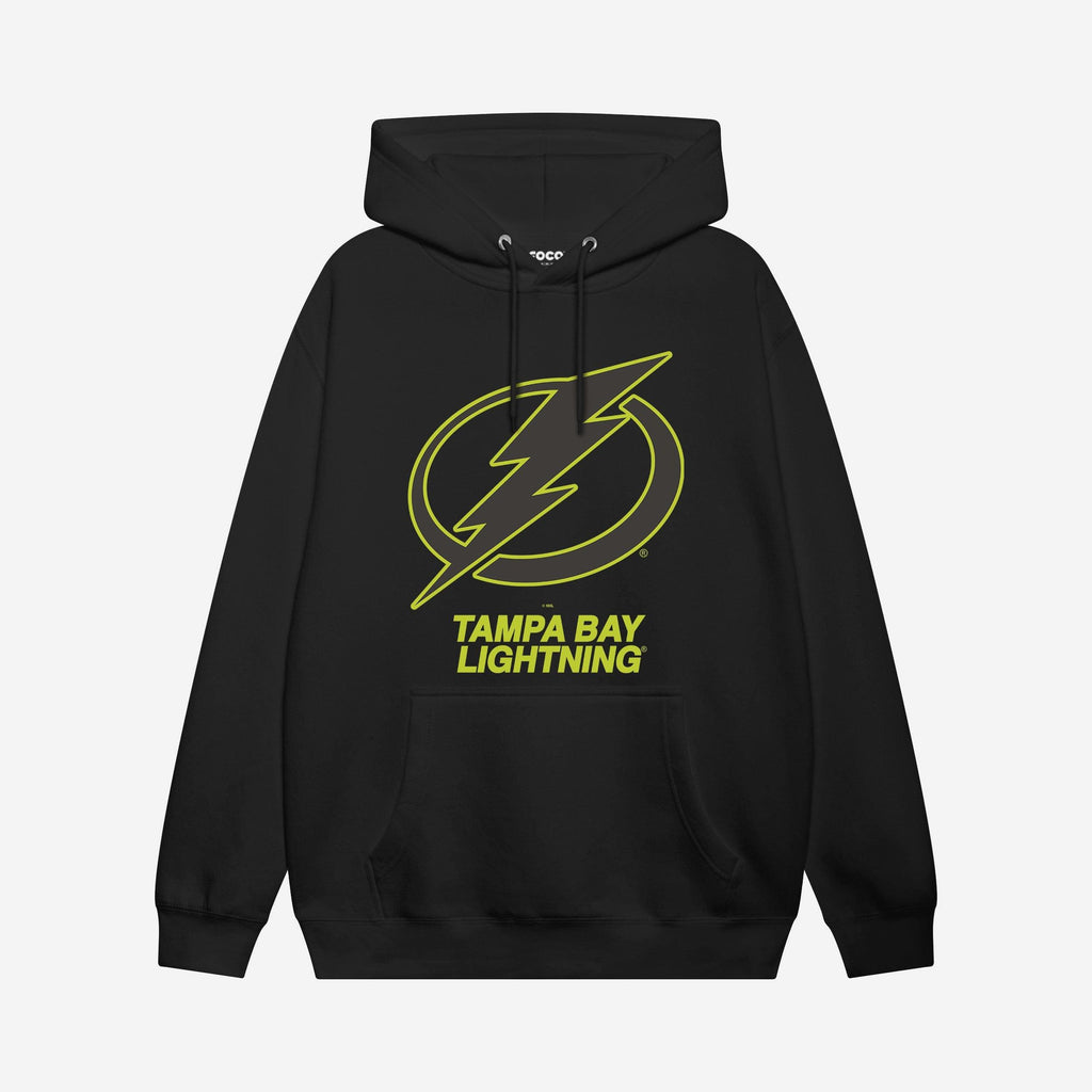 Tampa Bay Lightning Highlight Reel Hoodie FOCO Black/Volt S - FOCO.com