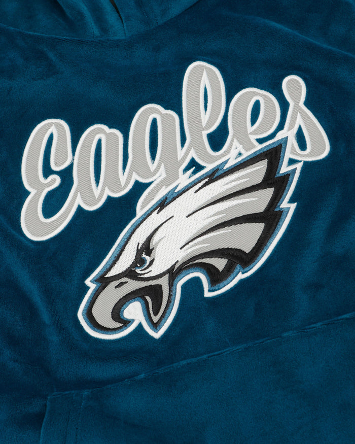Philadelphia Eagles Womens Velour Hooded Sweatshirt FOCO - FOCO.com