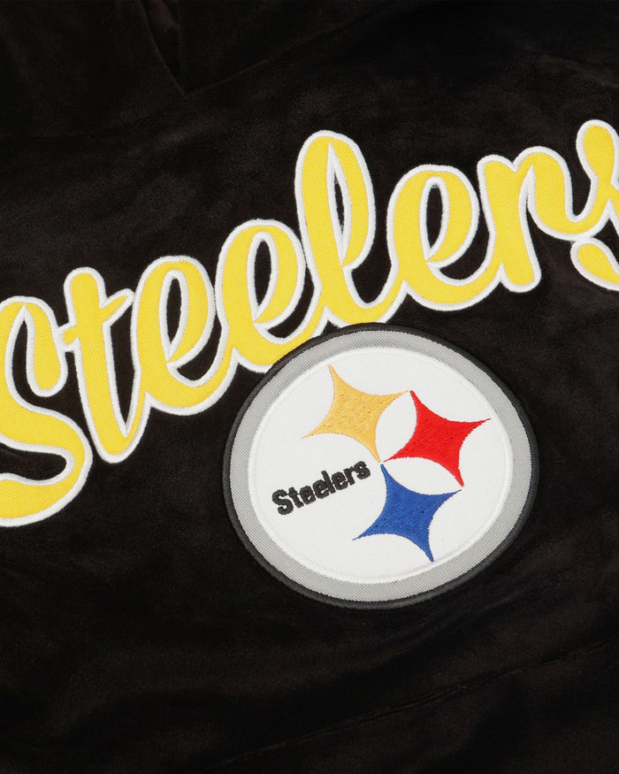 Pittsburgh Steelers Womens Velour Hooded Sweatshirt FOCO - FOCO.com