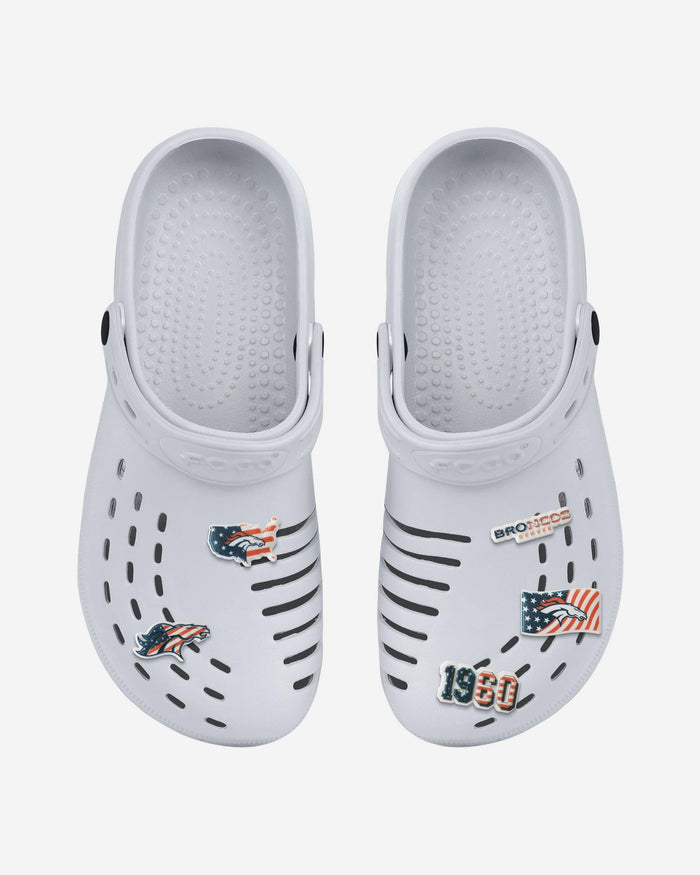 Denver Broncos Americana 5 Pack Team Clog Charms FOCO - FOCO.com