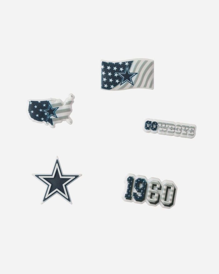 Dallas Cowboys Americana 5 Pack Team Clog Charms FOCO - FOCO.com