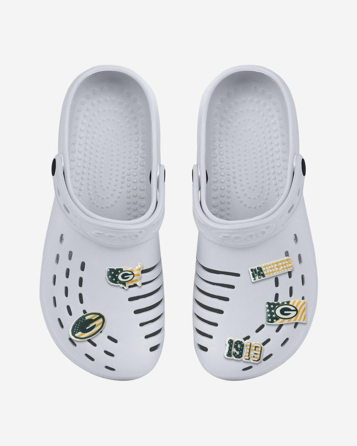 Green Bay Packers Americana 5 Pack Team Clog Charms FOCO - FOCO.com