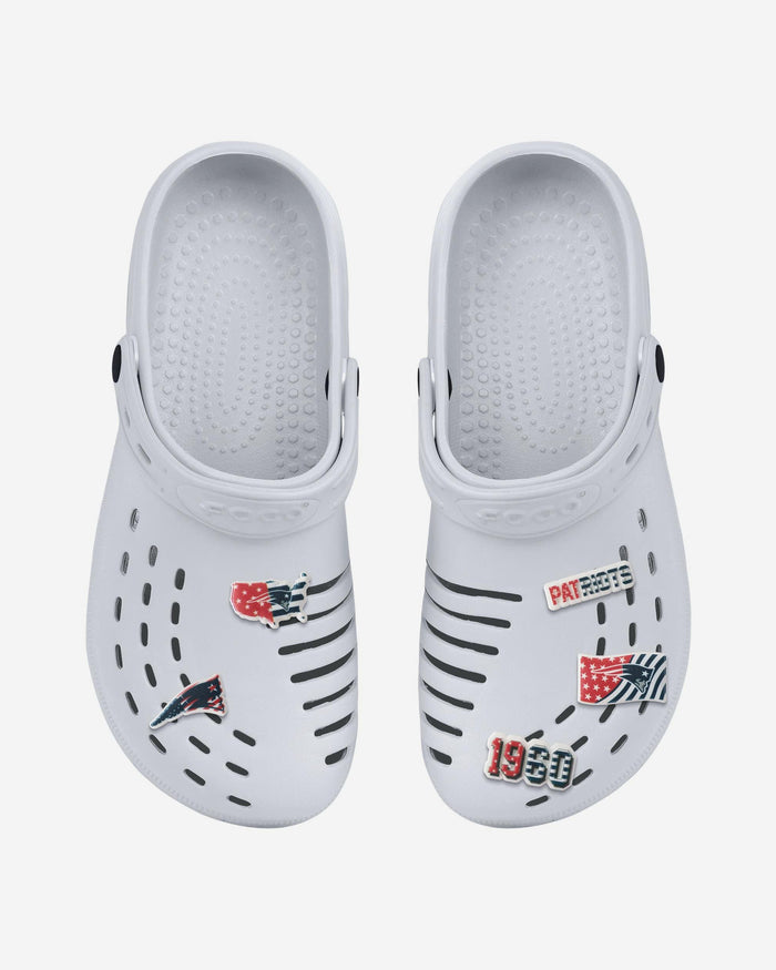 New England Patriots Americana 5 Pack Team Clog Charms FOCO - FOCO.com