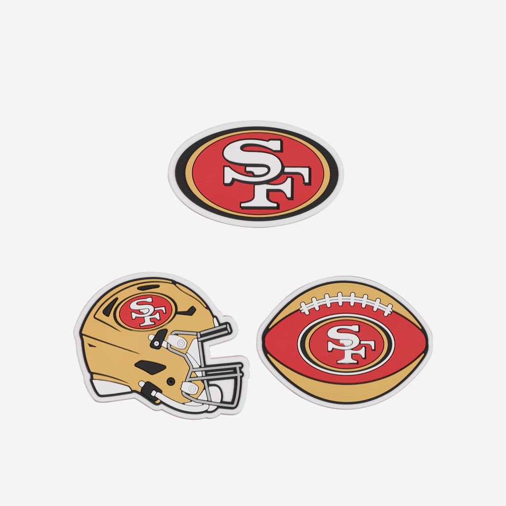 San Francisco 49ers 3 Pack Tailgate Tote Charms FOCO - FOCO.com