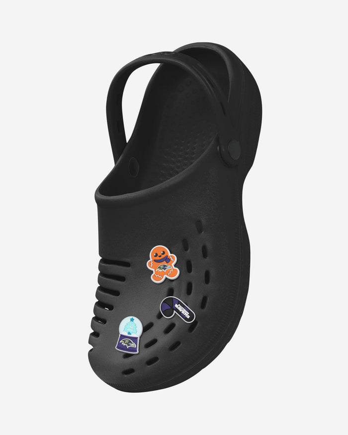 Baltimore Ravens 6 Pack Holiday Team Clog Charms FOCO - FOCO.com