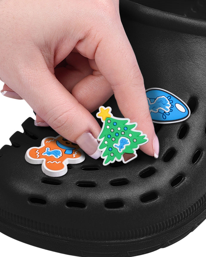 Detroit Lions 6 Pack Holiday Team Clog Charms FOCO - FOCO.com