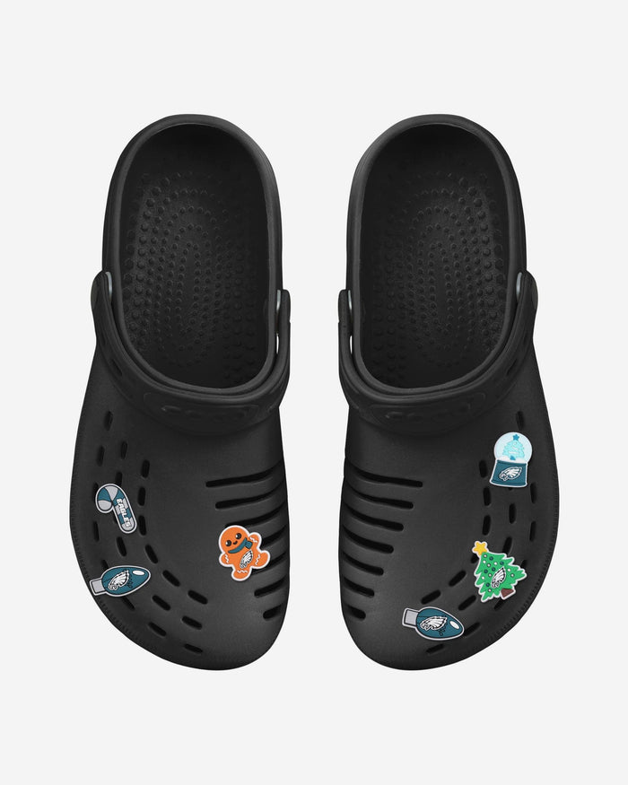 Philadelphia Eagles 6 Pack Holiday Team Clog Charms FOCO - FOCO.com