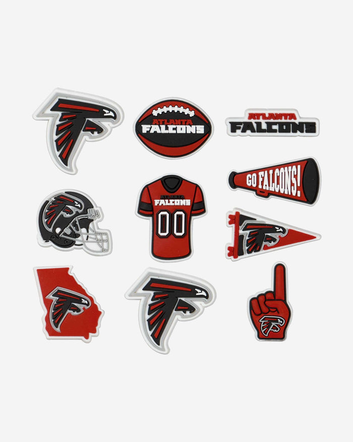 Atlanta Falcons 10 Pack Team Clog Charms FOCO - FOCO.com