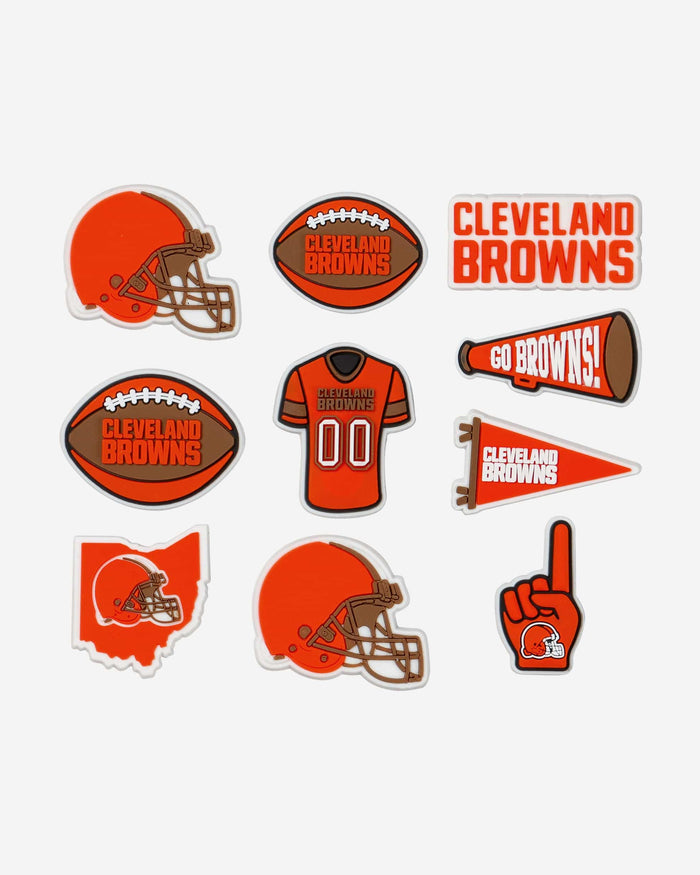 Cleveland Browns 10 Pack Team Clog Charms FOCO - FOCO.com