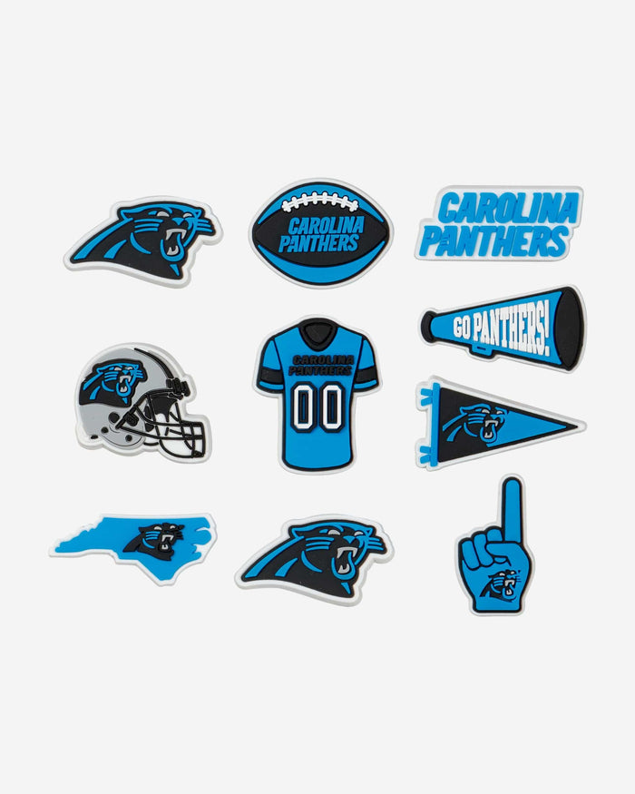 Carolina Panthers 10 Pack Team Clog Charms FOCO - FOCO.com