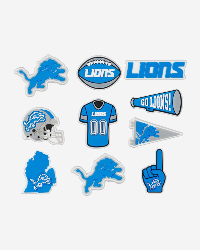 Detroit Lions 10 Pack Team Clog Charms FOCO - FOCO.com