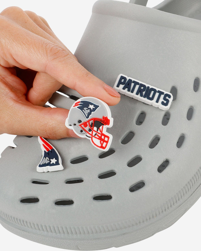 New England Patriots 10 Pack Team Clog Charms FOCO - FOCO.com