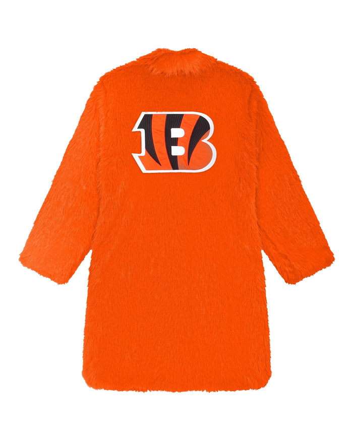 Cincinnati Bengals Faux Fur Long Jacket