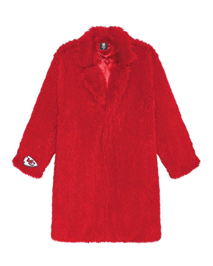 Kansas City Chiefs Faux Fur Long Jacket