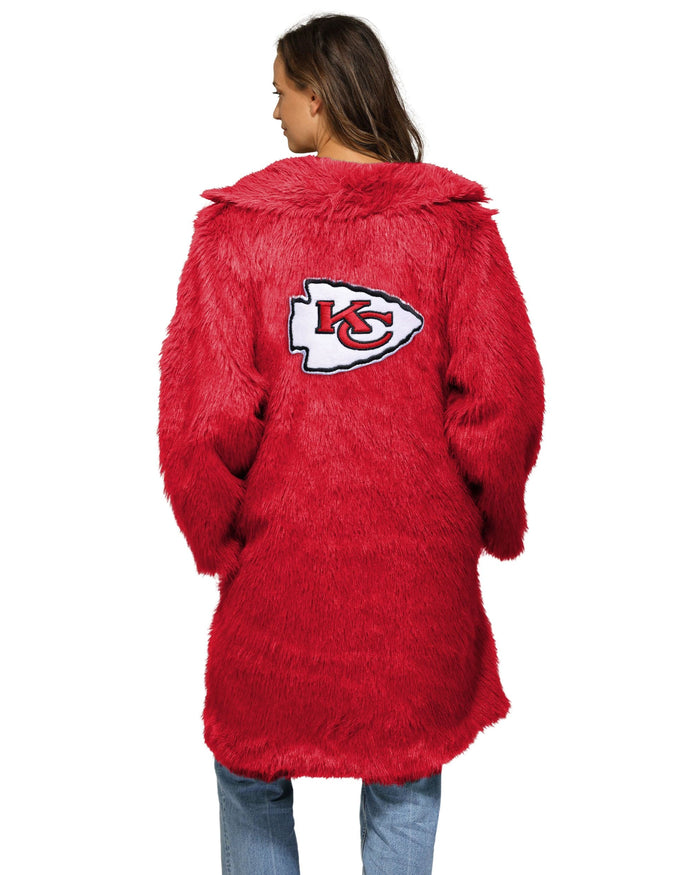 Kansas City Chiefs Faux Fur Long Jacket