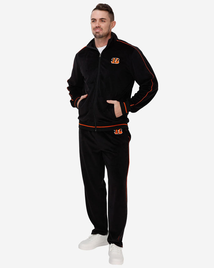 Cincinnati Bengals Velour Zip Up Top FOCO - FOCO.com