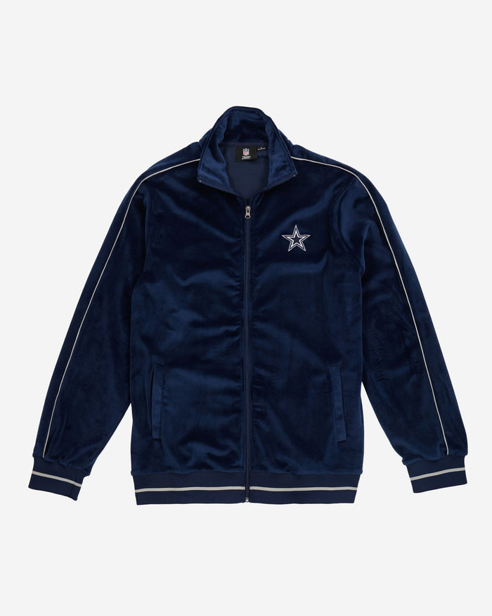 Dallas Cowboys Velour Zip Up Top FOCO - FOCO.com