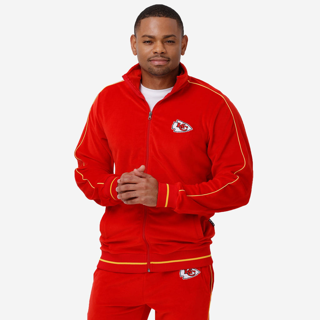 Kansas City Chiefs Velour Zip Up Top FOCO S - FOCO.com