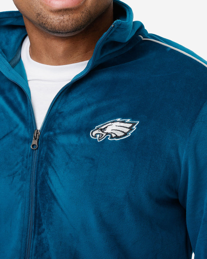 Philadelphia Eagles Velour Zip Up Top FOCO - FOCO.com