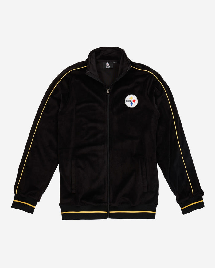 Pittsburgh Steelers Velour Zip Up Top FOCO - FOCO.com