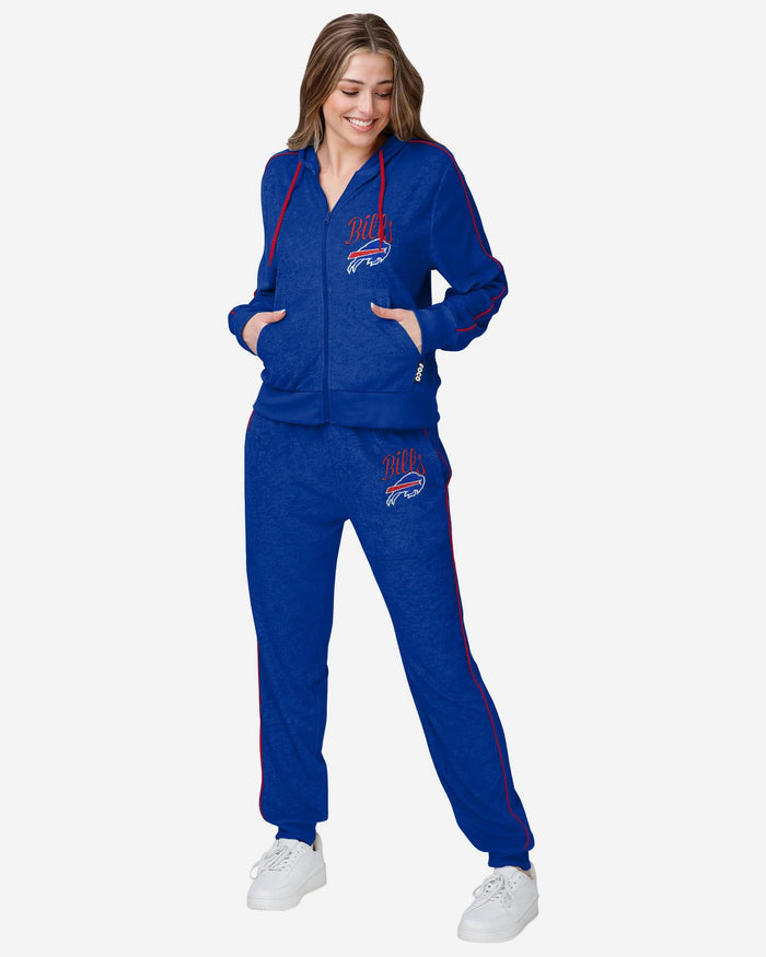 Buffalo Bills Womens Terry Knit Zip Up Top FOCO - FOCO.com