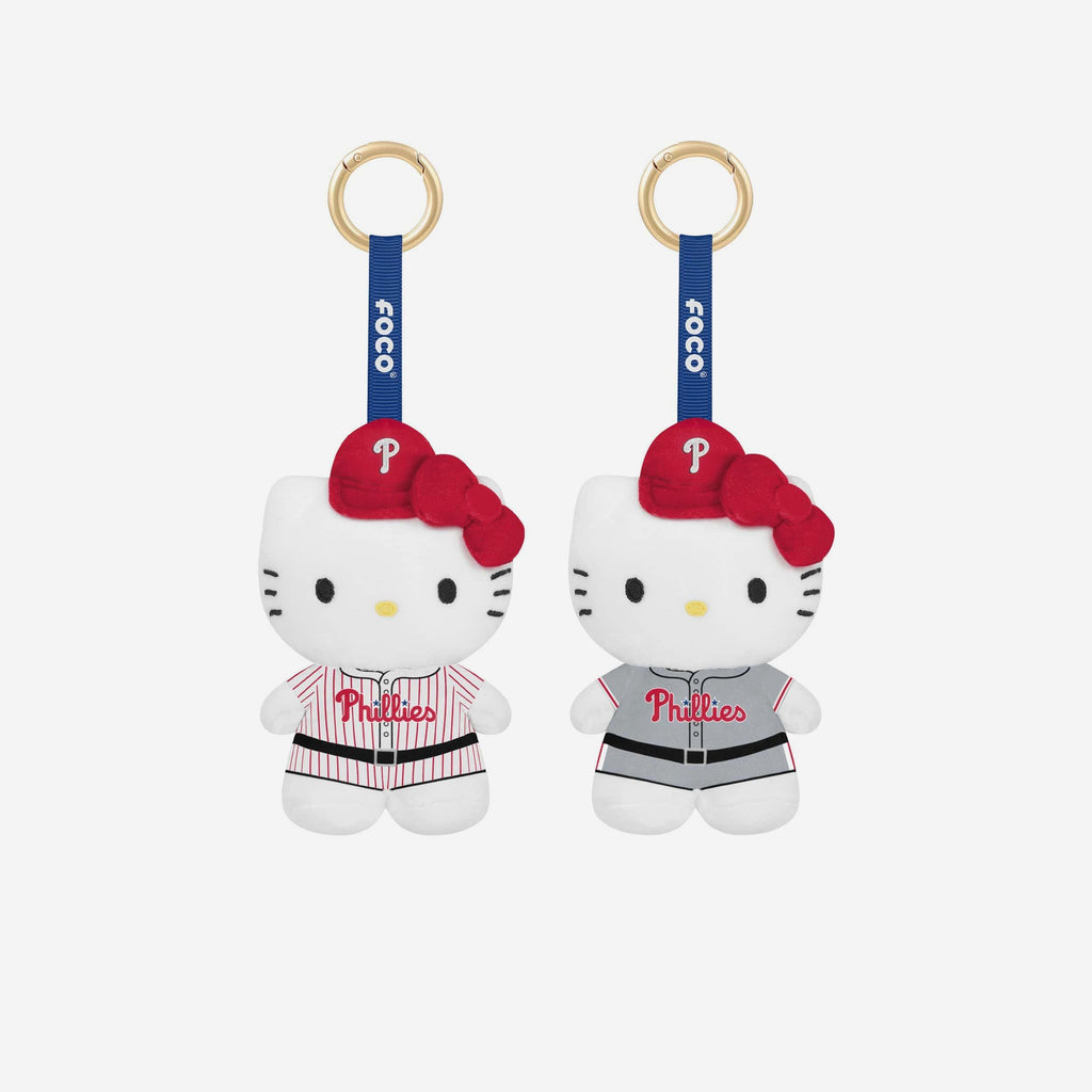 Philadelphia Phillies 2 Pack Mini Plush Hello Kitty® Bag Charm Keychain FOCO - FOCO.com