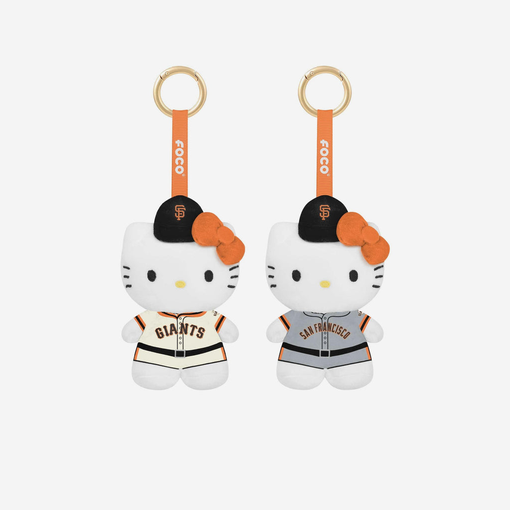 San Francisco Giants 2 Pack Mini Plush Hello Kitty® Bag Charm Keychain FOCO - FOCO.com